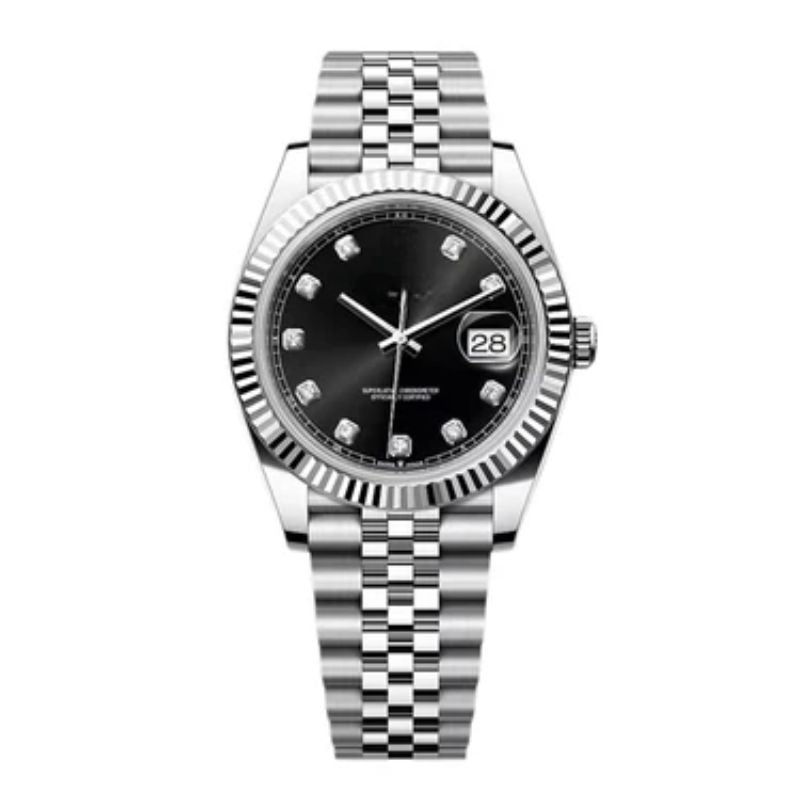 Datejust Diamond Black Dial Jubilee 41mm